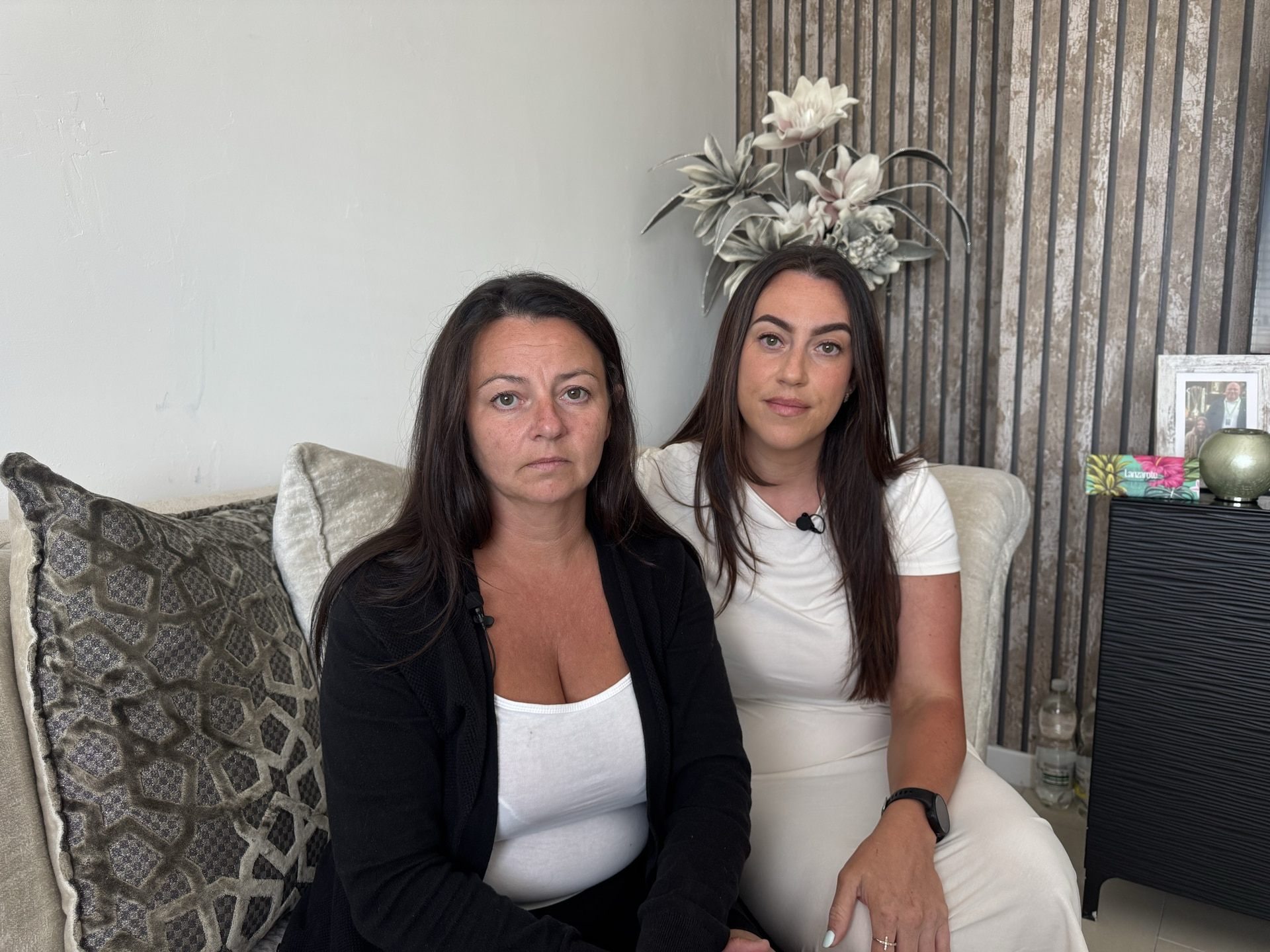 Cole Cooper's mum Wendy Stewart and aunt Aimee Tennie.